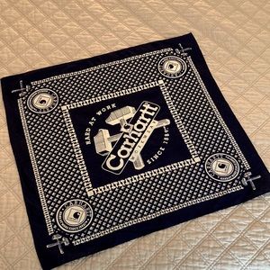 Carhartt Navy White Diamond Hammer Wrench Tools Bandana Handkerchief